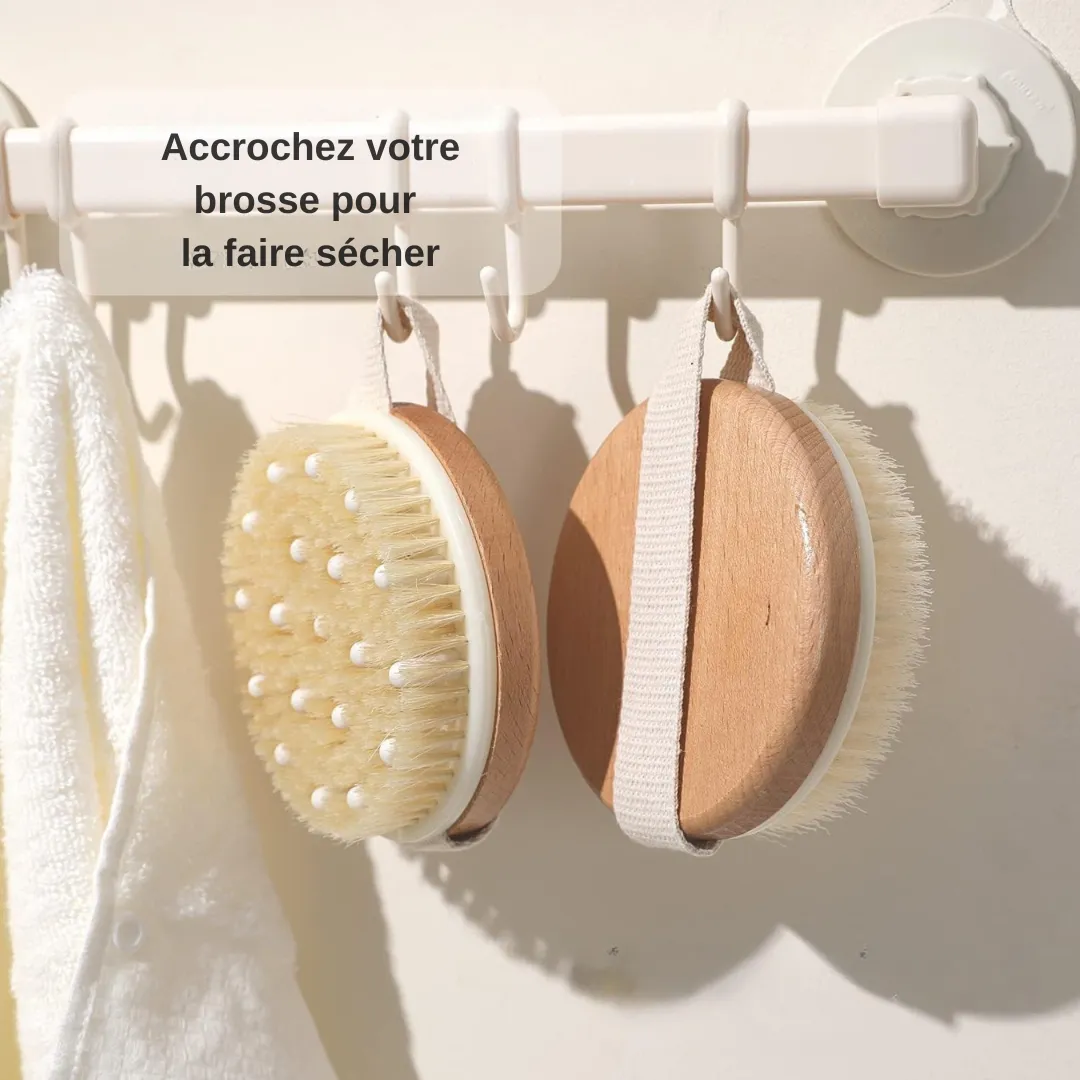LÏV Happy Food Brosse Corps spazzola corpo legno setole naturali
