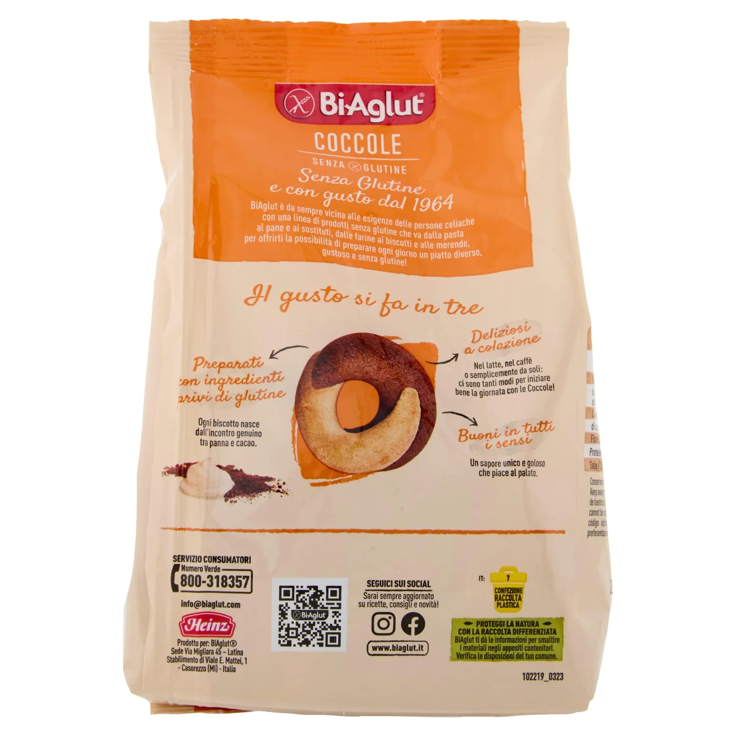 Biaglut Coccole biscotti senza glutine 200g fragranti