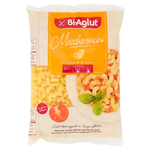Biaglut Pasta Maccheroncini senza glutine 500g 6 pezzi