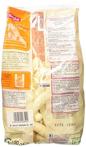 Biaglut Grissini Classici 150g senza glutine