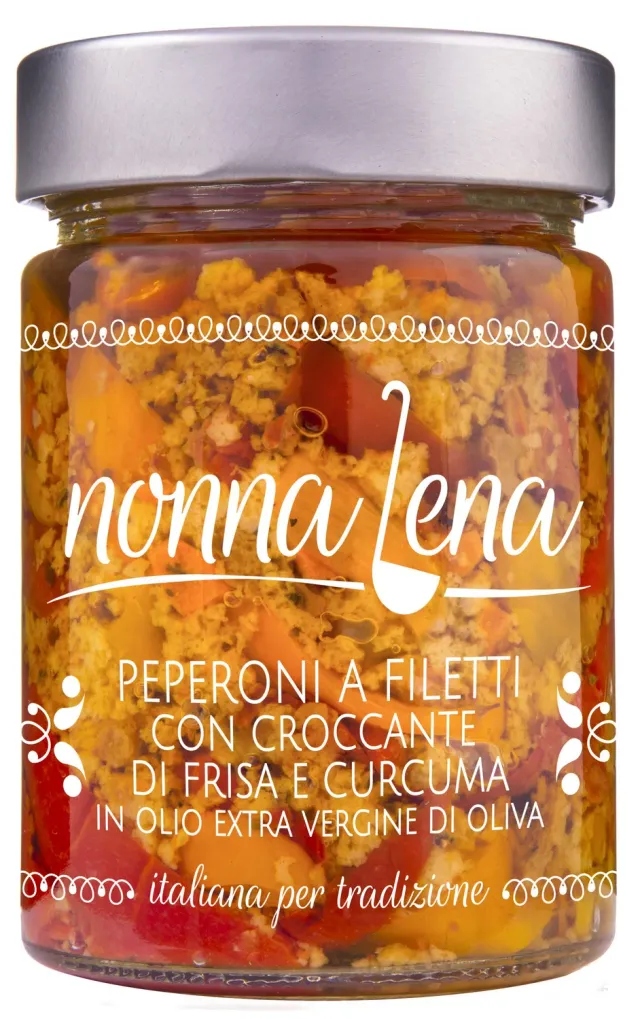 Peperoni Filetti Curcuma e Frisa conserva