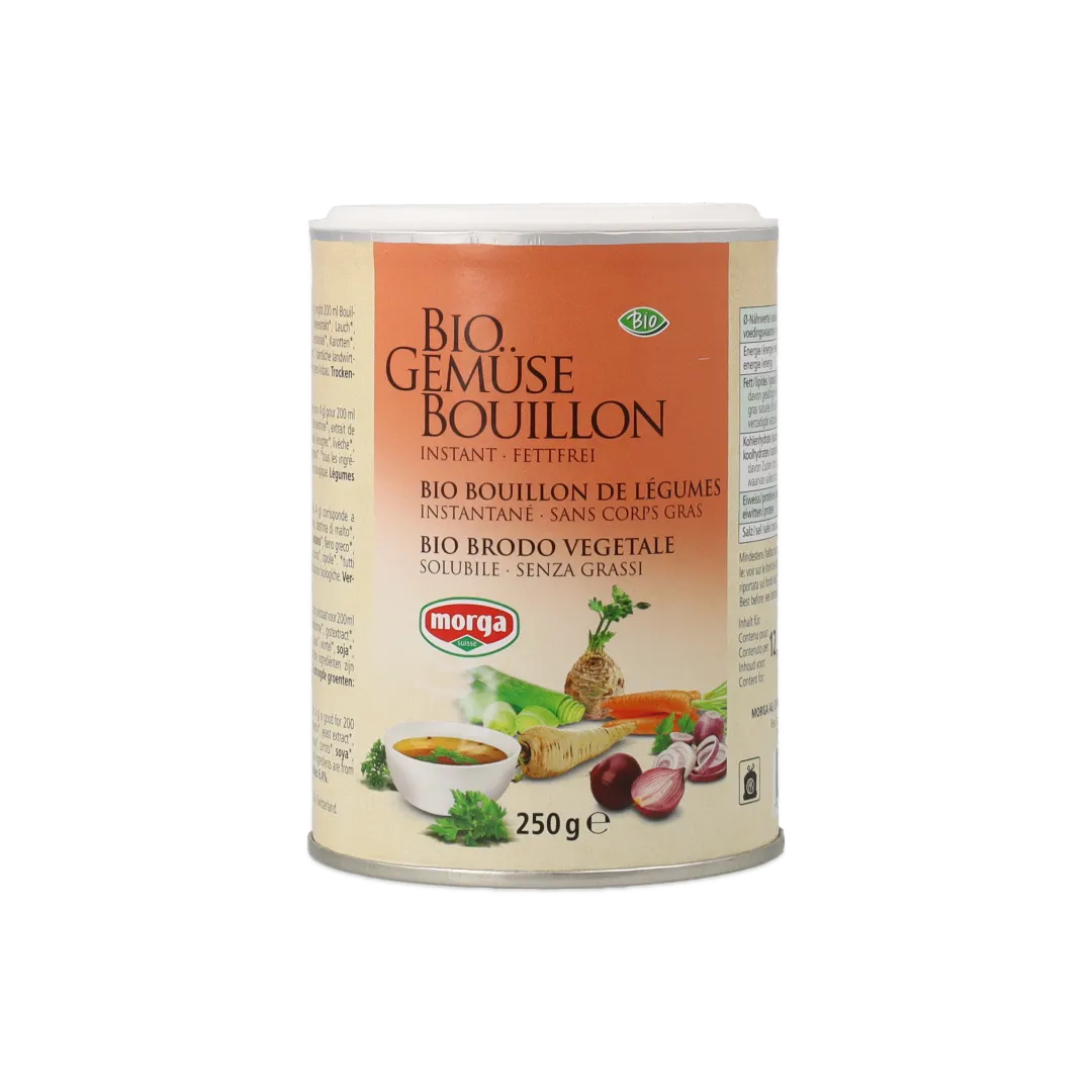 Morga Brodo Vegetale Bio brodo granulato 250 g leggero